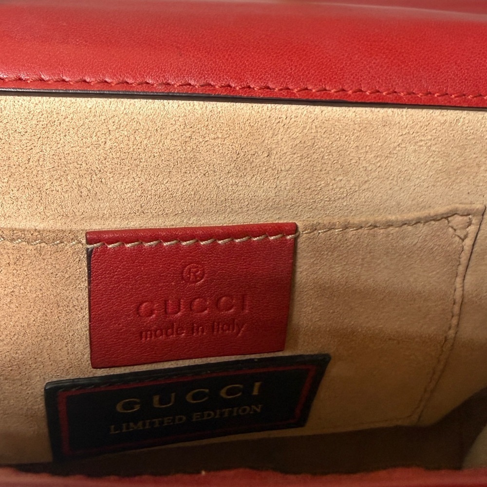 Gucci Red Cowhide Star bag (Limited Edition) - Picture 3 of 6
